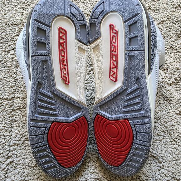 Air Jordan 3 Retro Mid White Cement Reimagined Brand New Sz 6Y - Picture 7 of 8